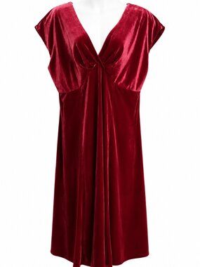 Size 20W sleeveless plus size dress ANOTHER THYME velvet/velour. Special Event